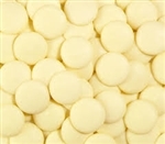 Guittard White Vanilla Flavored Candy Coating Wafers - 1 lb