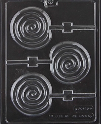 SWIRL LOLLY CHOCOLATE CANDY MOLD